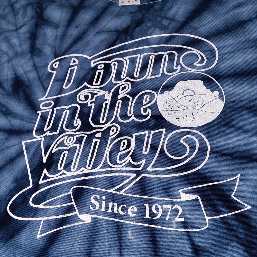 Down In The Valley Shirt Blue Tie Dye Sz M Long Sleeve - Imperfect